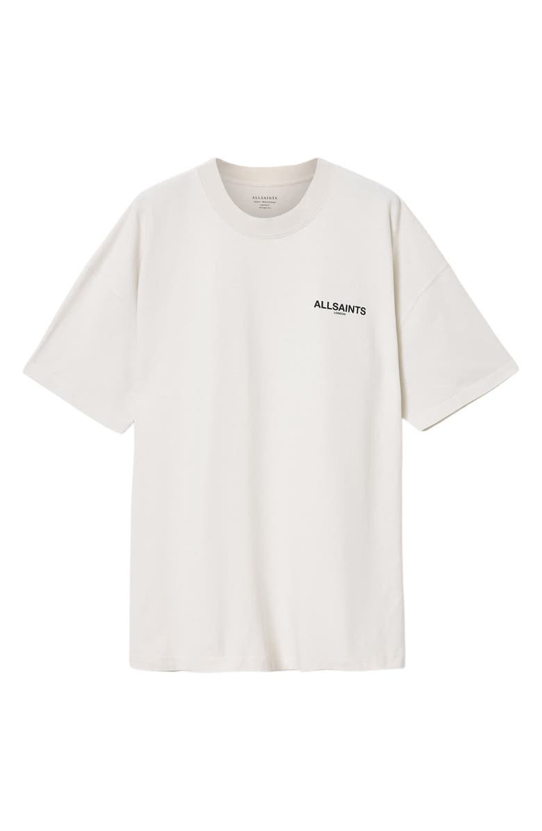 AllSaints Hallis Graphic T-Shirt, Alternate, color, Dusk White