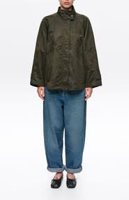 BIMBA Y LOLA Waxed A-line Trench Coat