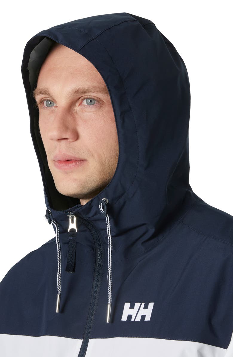 Helly Hansen Koster Waterproof Rain Jacket, Alternate, color, Navy