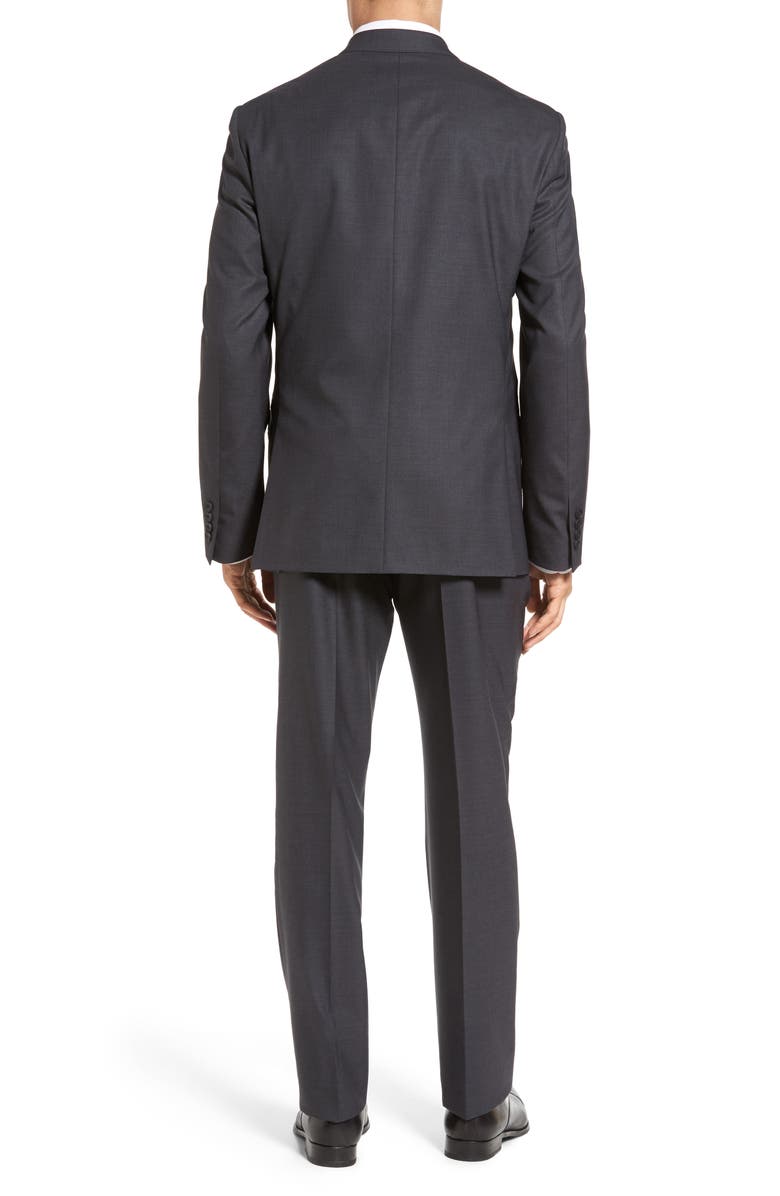 NORDSTROM MEN'S SHOP Tech-Smart Trim Fit Solid Stretch Wool Travel Suit, Alternate, color,
