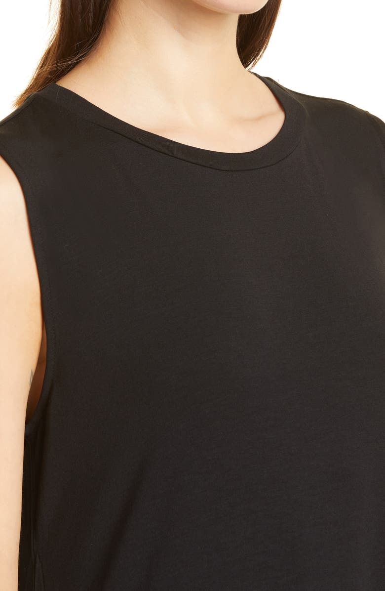 Eileen Fisher Sleeveless Jersey Shift Dress, Alternate, color, 