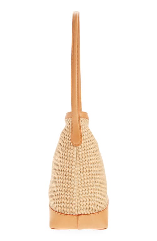 Mansur Gavriel Mini Everyday Raffia Cabas Hobo Bag In Natural