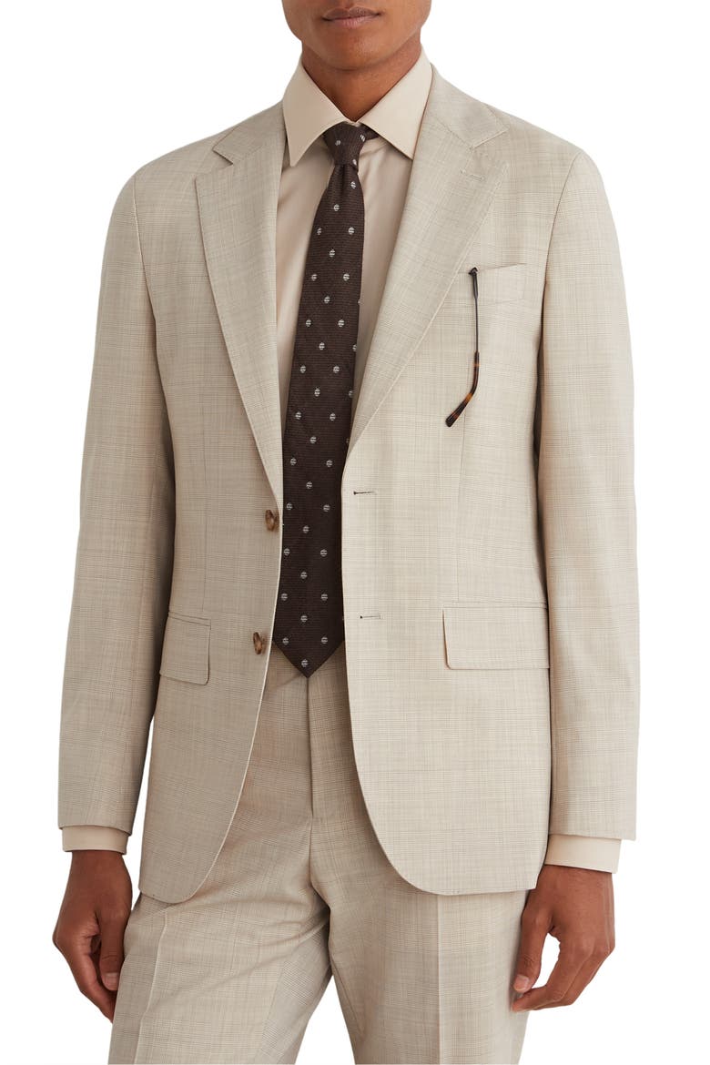 Vita Wool Blend Blazer, Main, color, OATMEAL