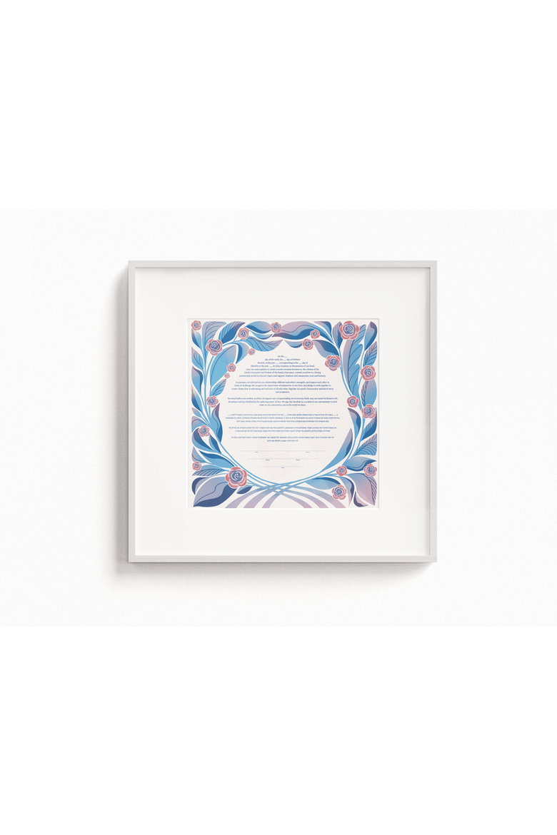 Petals Ketubah, Main, color, Multi