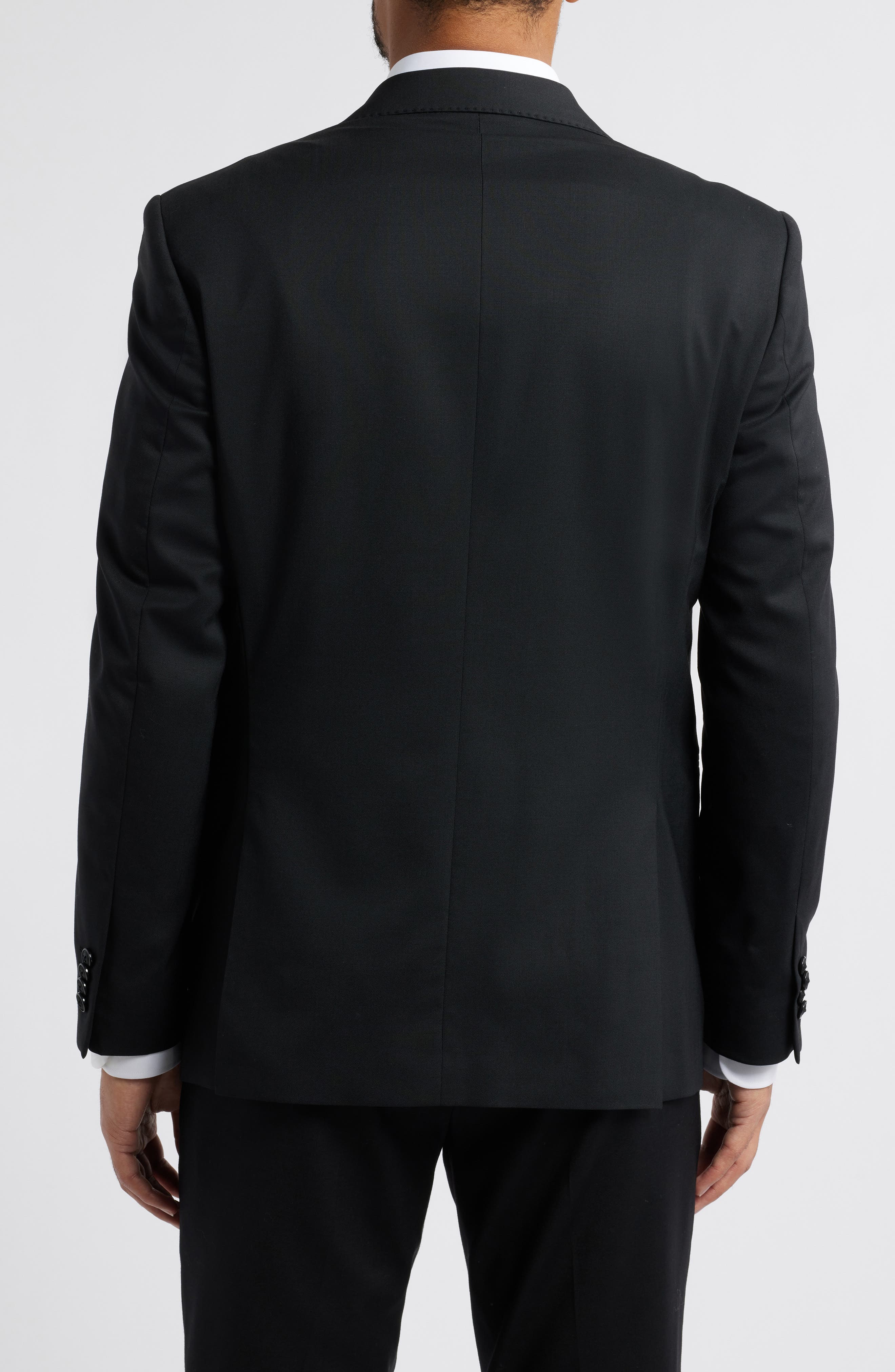 Chambers Black Stretch Wool Tuxedo Jacket - image 2