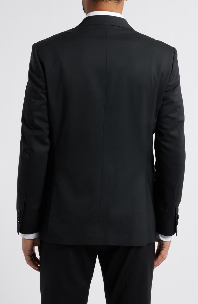 Zanella Chambers Black Stretch Wool Tuxedo Jacket, Alternate, color, Black