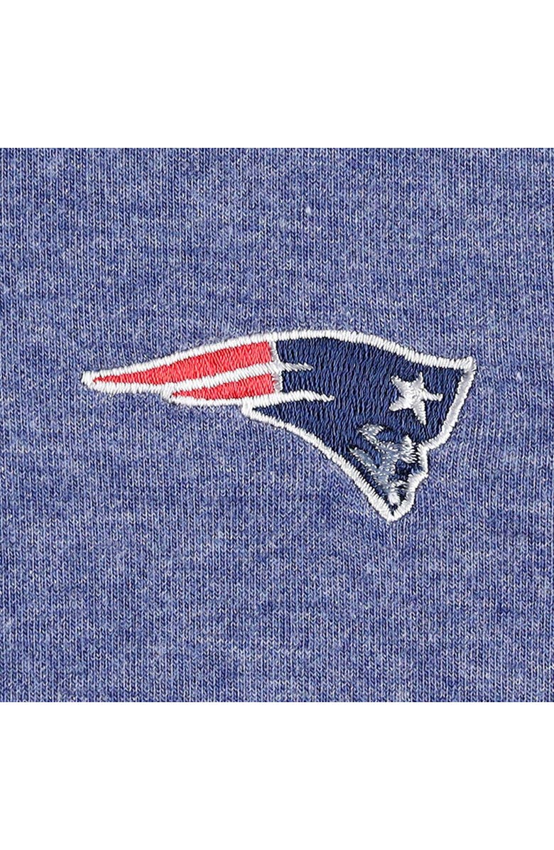 Tommy Bahama Women's Tommy Bahama Heathered Navy New England Patriots Sport Sun Fade Full-Zip Sweatshirt, Alternate, color, 