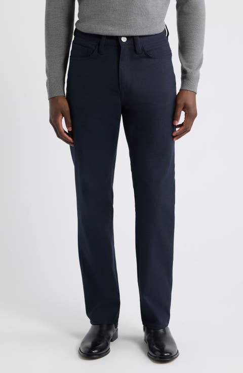 Charisma Dark Navy Supreme Relaxed Straight Leg 5-Pocket Pants