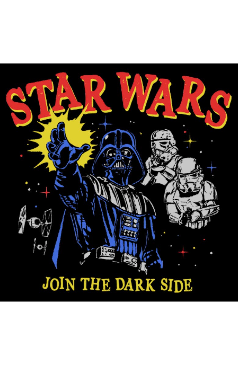 Star Wars Men's Star Wars Retro Join The Dark Side  Graphic T-Shirt, Alternate, color, Black