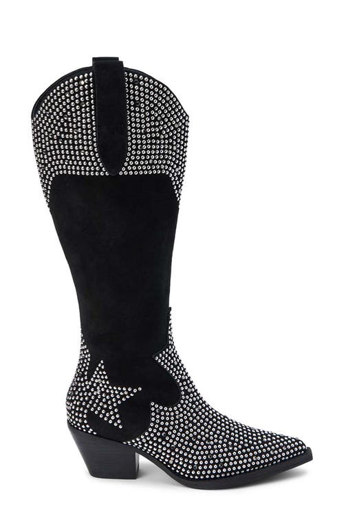 Matisse Dumplin Studded Western Boot In Black