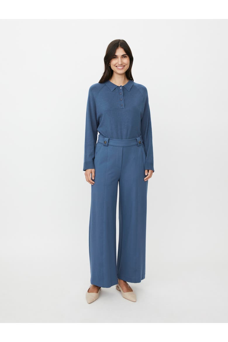 MaPaxora Cropped Wide Leg Pants, Alternate, color, Ensign Blue