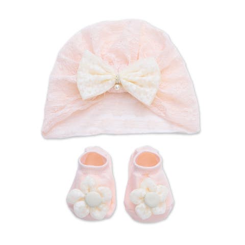 Bow & Bloom Baby Hat Gift Set