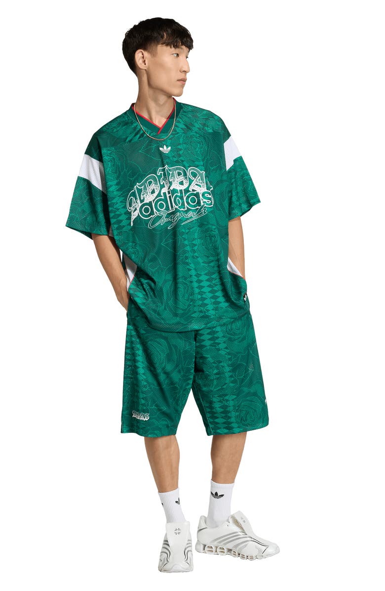 adidas Roses Mesh Jersey, Alternate, color, Collegiate Green/ /