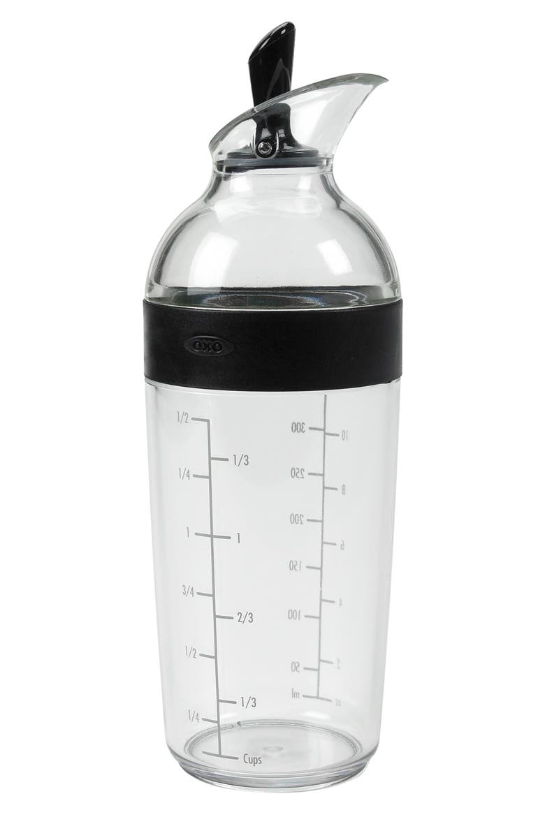 Salad Dressing Shaker Cup, Main, color, BLACK