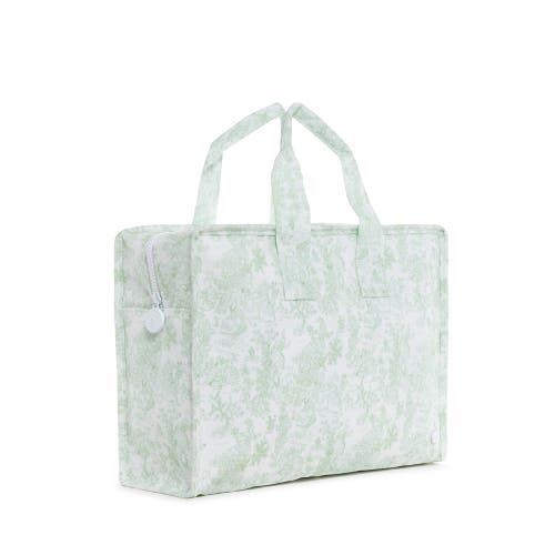 Trvl Design Bunny Toile Tote In Green