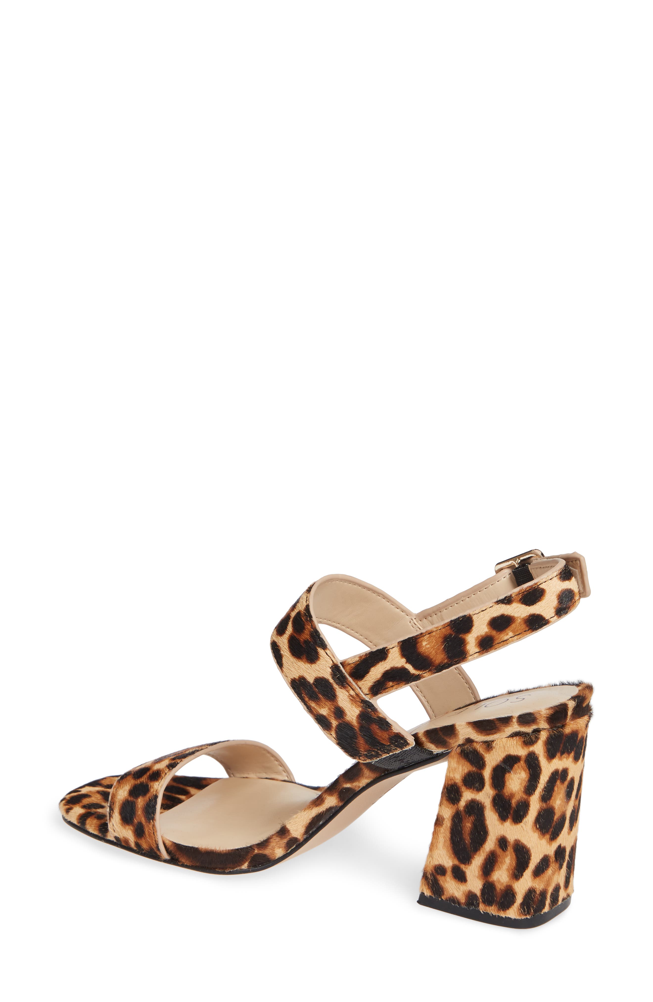 Sole Society Jessibel II Genuine Calf Hair Sandal, Alternate, color, 