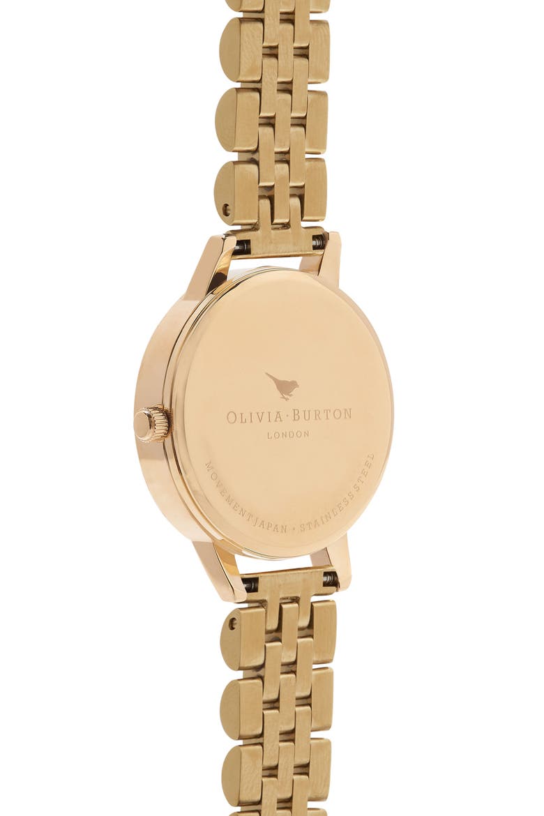 Wonderland Bracelet Watch, 30mm, Alternate, color, GOLD/ NUDE/ GOLD