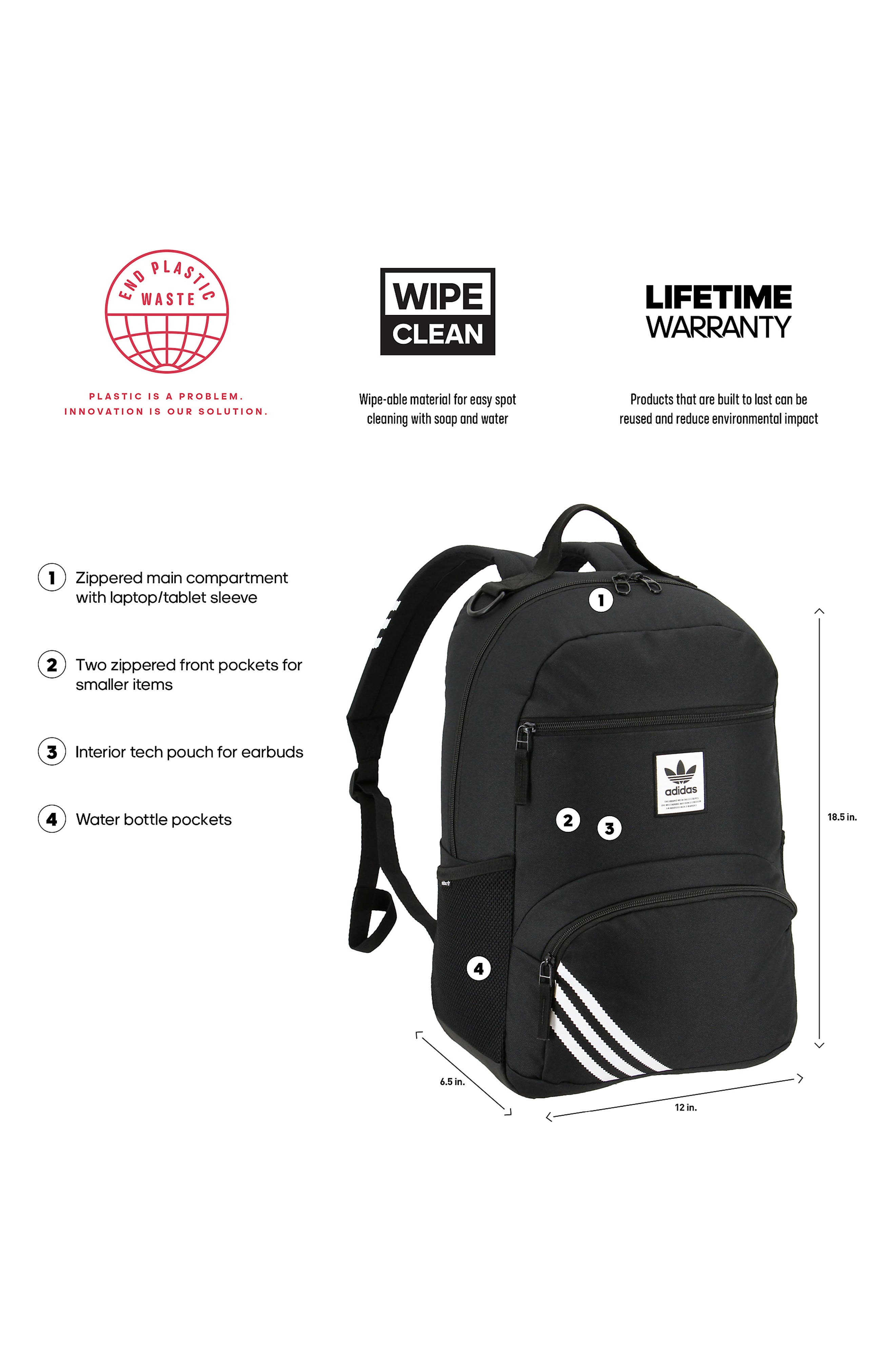 adidas Originals National 2.0 Backpack, Alternate, color, 