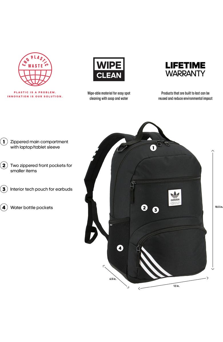 adidas Originals National 2.0 Backpack, Alternate, color,