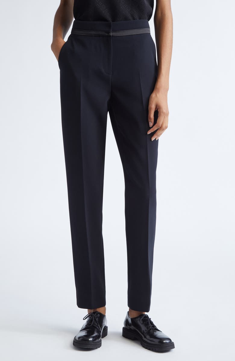 Emporio Armani Suit Pants, Main, color, Navy