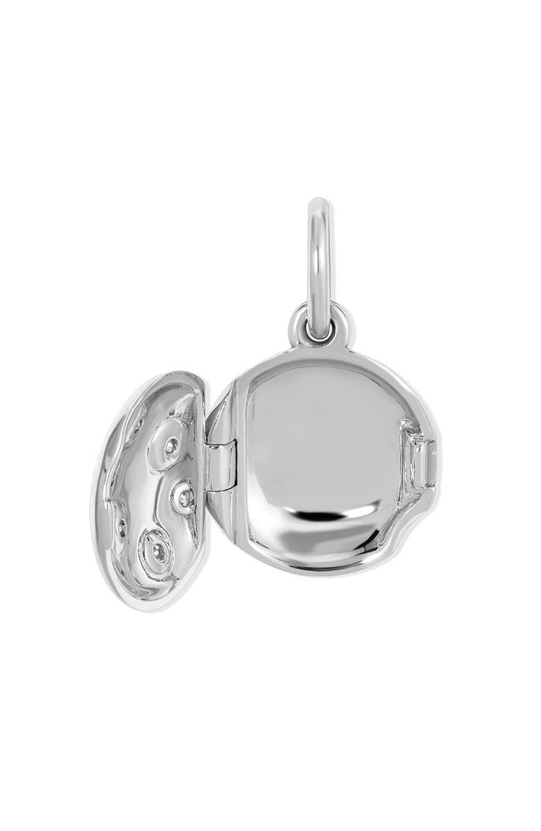 Adina Reyter Celestial Diamond Locket, Alternate, color, Silver