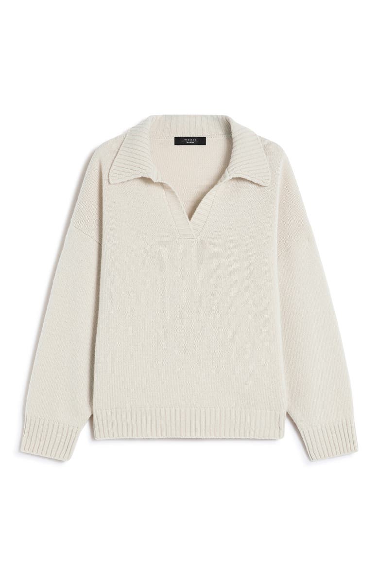 Agre Collar Sweater, Alternate, color, BEIGE