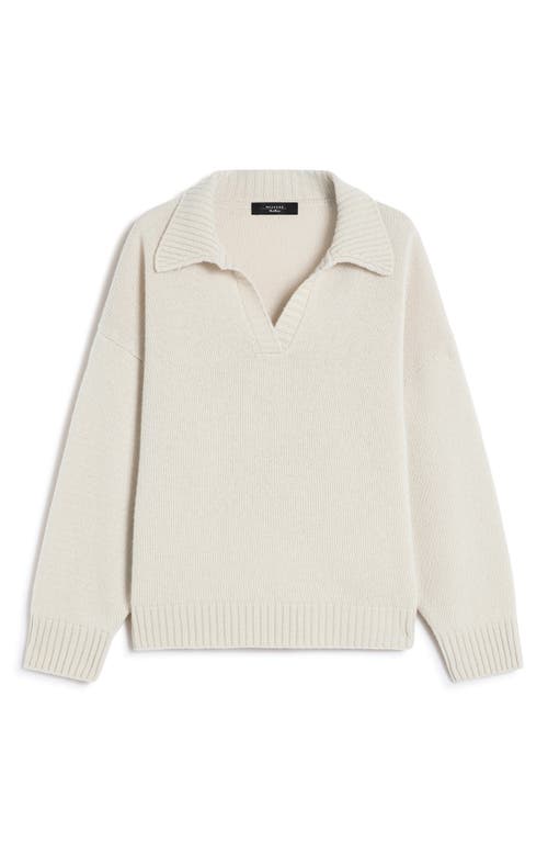 Weekend Max Mara Agre Collar Sweater In Neutral