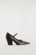 COS Leather Heeled Mary Jane Shoes