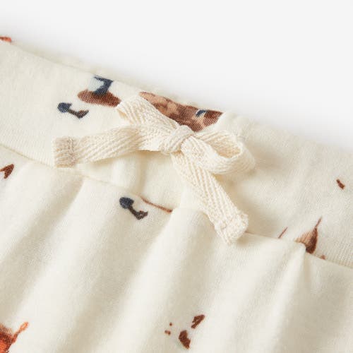 Milkbarn Organic Cotton Jogger In White