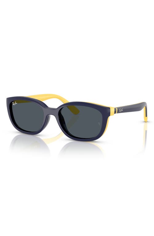 Ray Ban Ray-ban Kids' 48mm Pillow Optical Glasses & Clip-on Sunglasses In Dark Grey