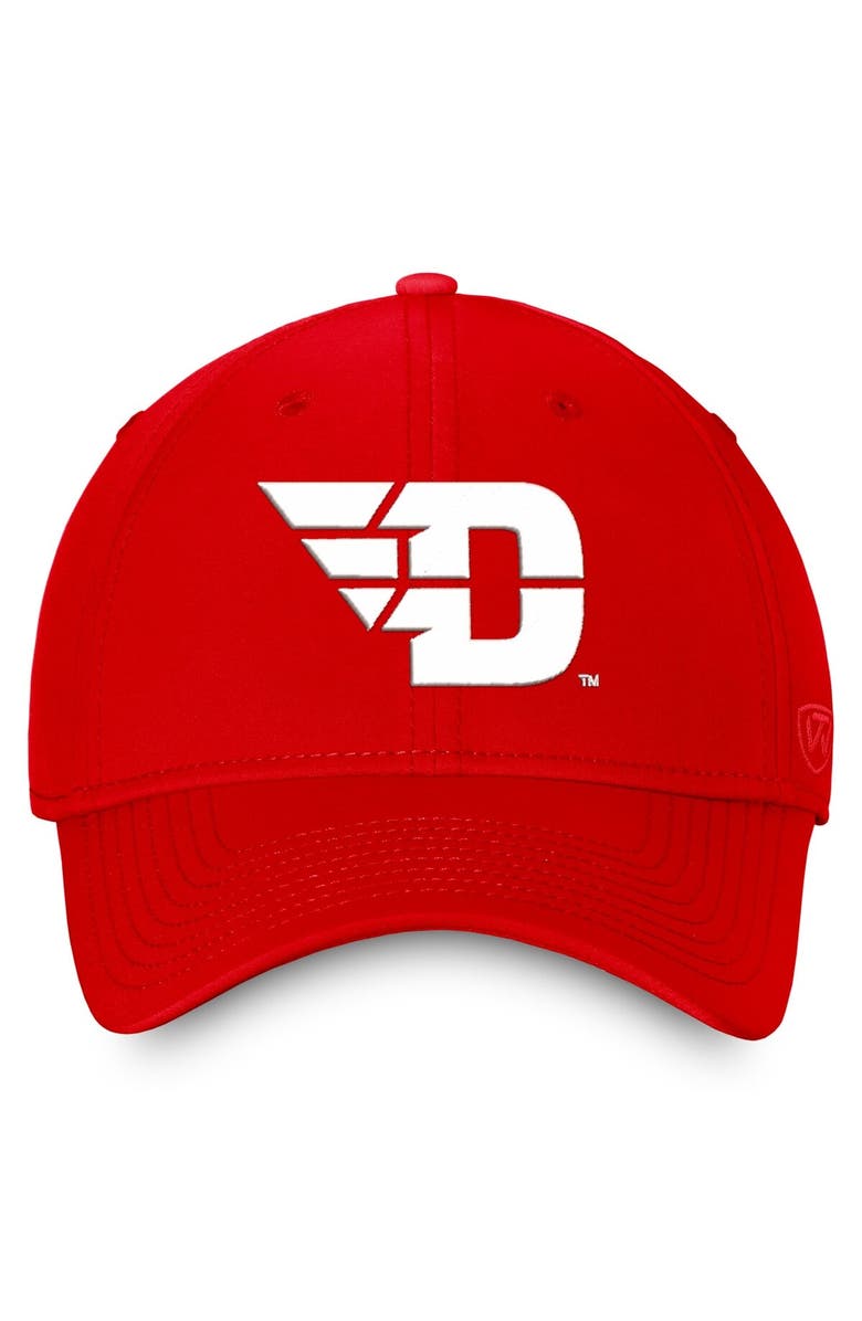 TOP OF THE WORLD Men's Top of the World Red Dayton Flyers Reflex Flex Hat, Alternate, color, 