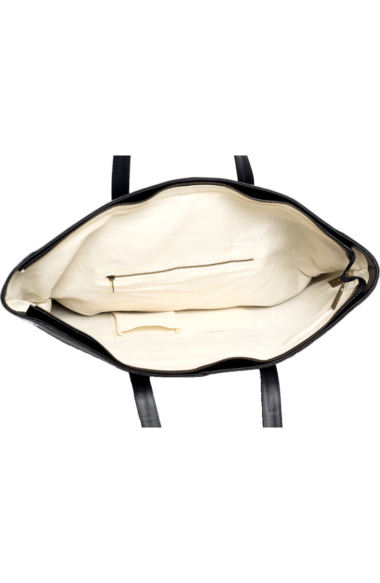 Dai Moda Grandé Black Tote, Alternate, color, Black