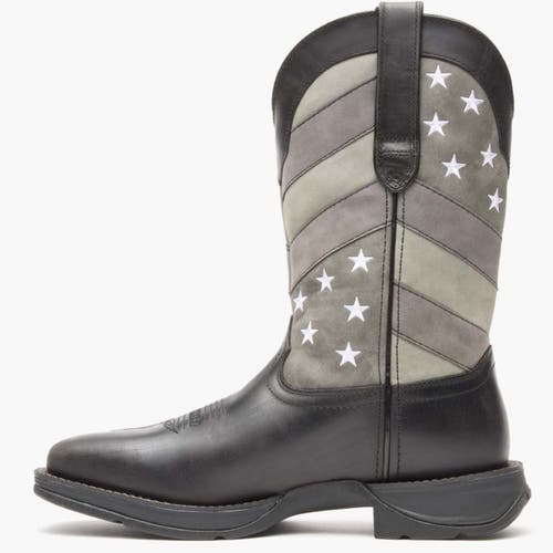 Durango Faded Black Flag Western Boot