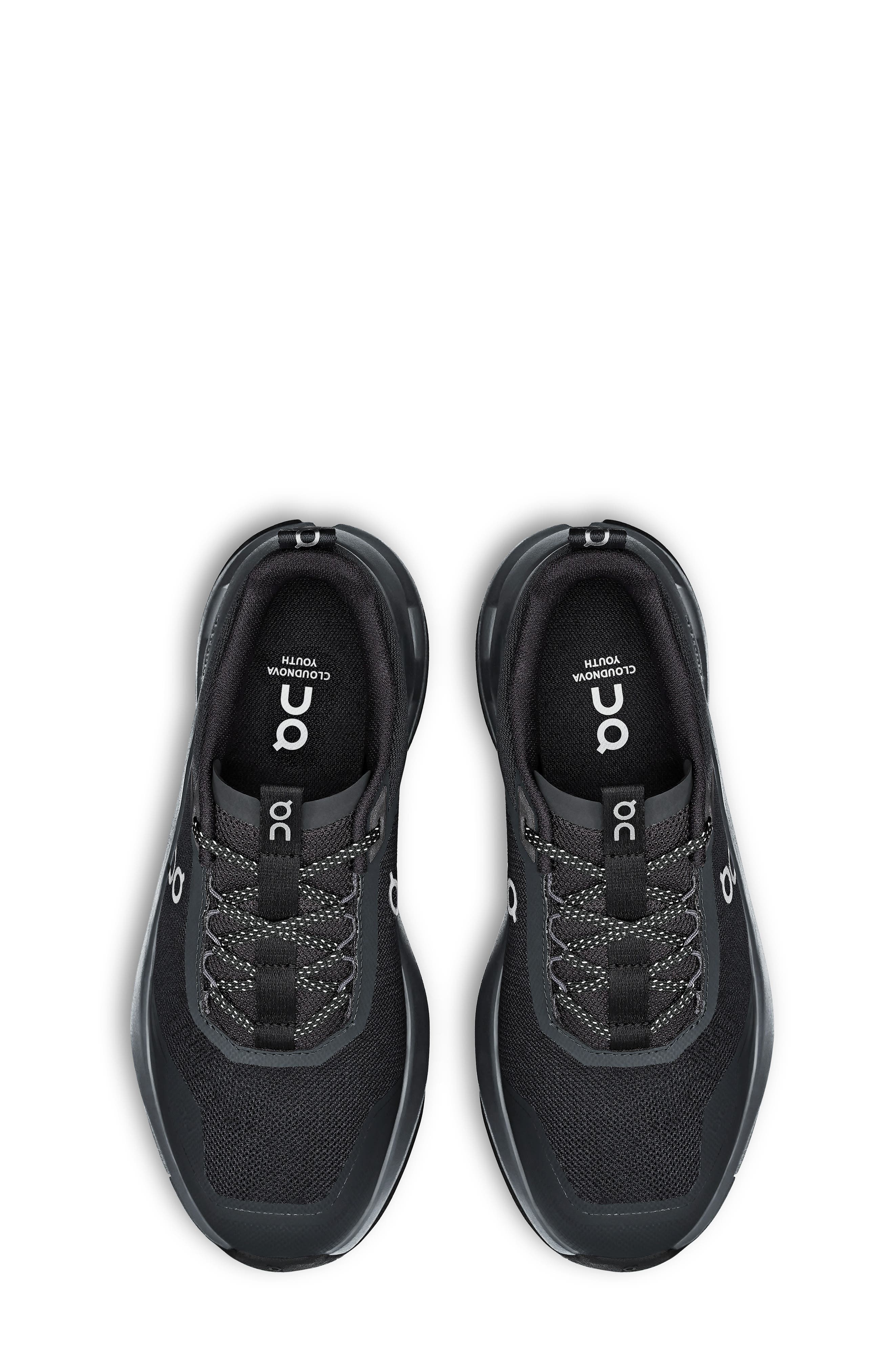 On Kids' Cloudnova Youth Sneaker, Alternate, color, Black/ Eclipse