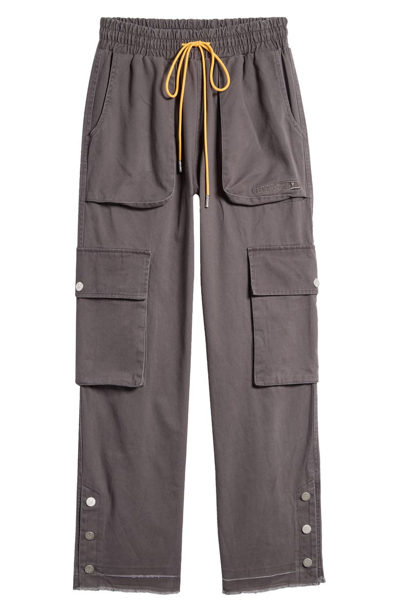 DIET STARTS MONDAY Raw Hem Cotton Cargo Pants, Main, color, 