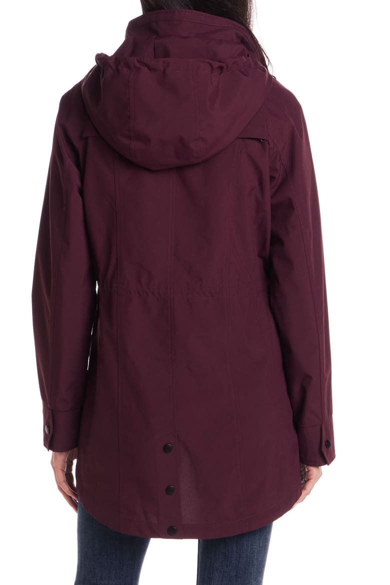 Water Resistant Packable Jacket, Alternate, color, BLACKBERRY