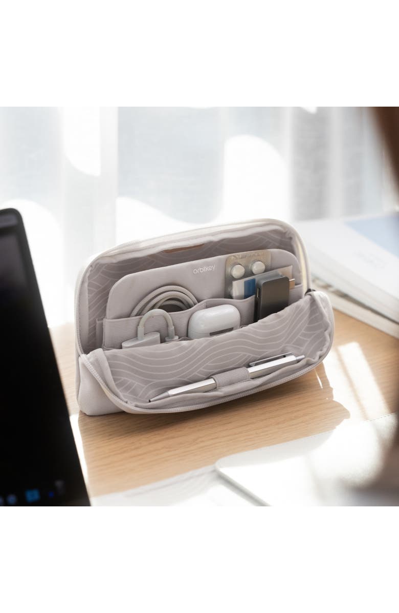 Orbitkey KonMari Desk Pouch, Alternate, color, Stone