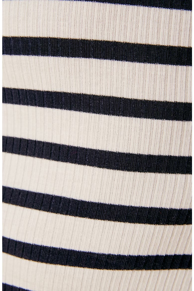 Nellie Ribbed Minidress, Alternate, color, CETO STRIPE