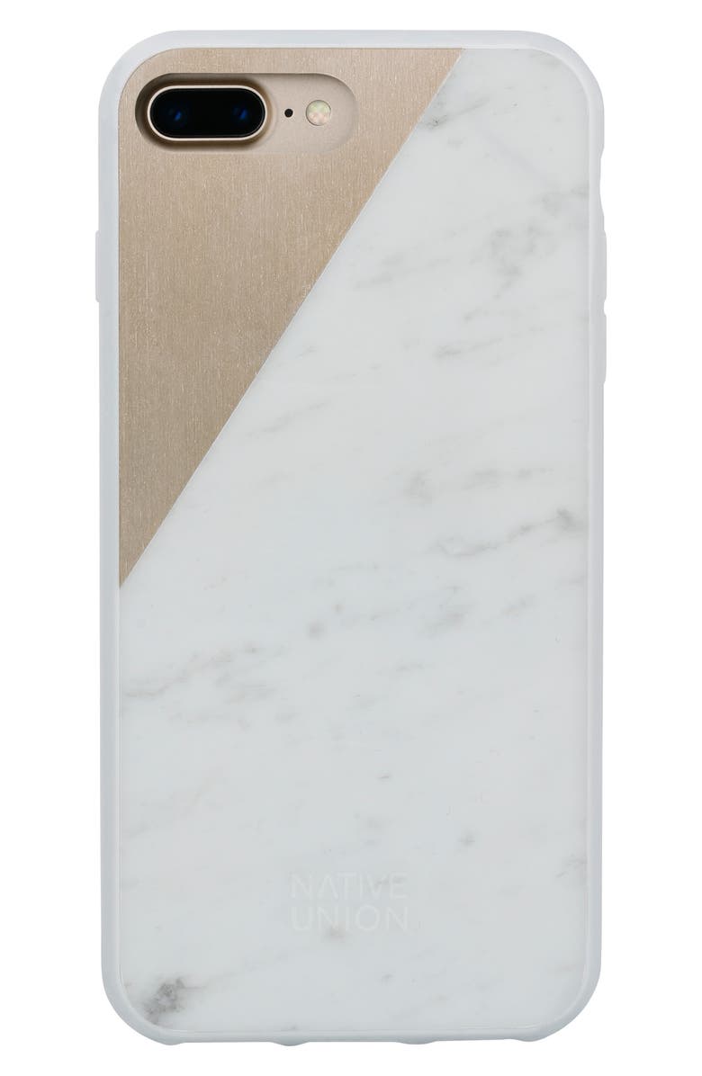 Native Union CLIC Marble iPhone 7 & 7 Plus Case, Alternate, color, 
