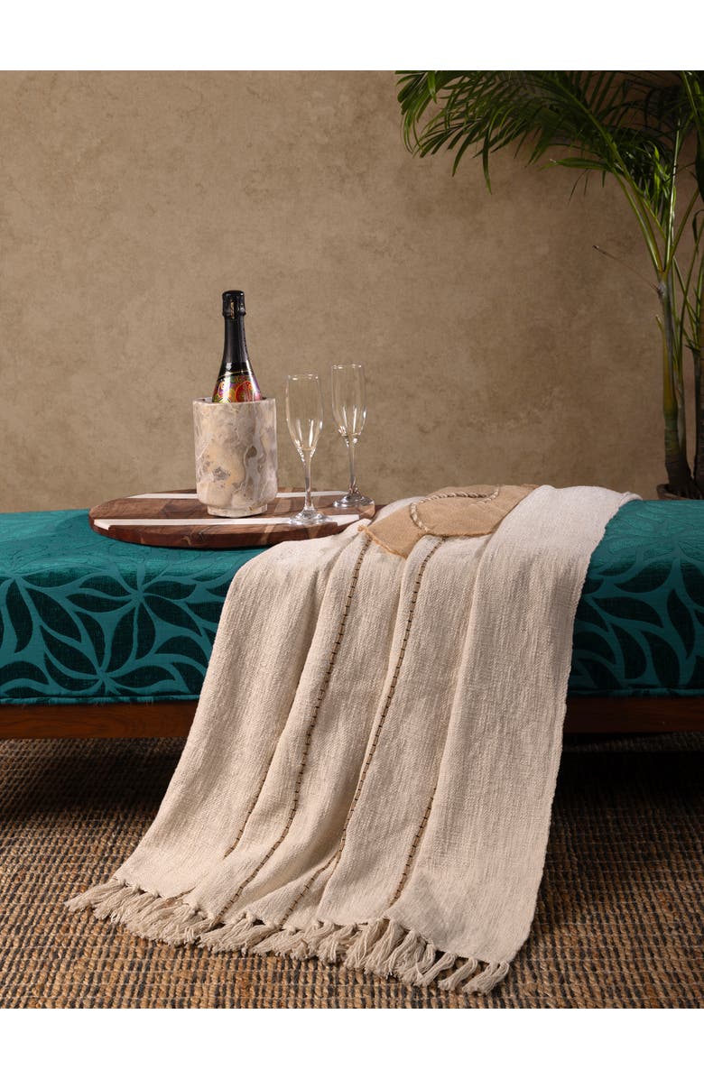 GAURI KOHLI Zoya Throw Blanket 50"x60", Alternate, color, Multicolored