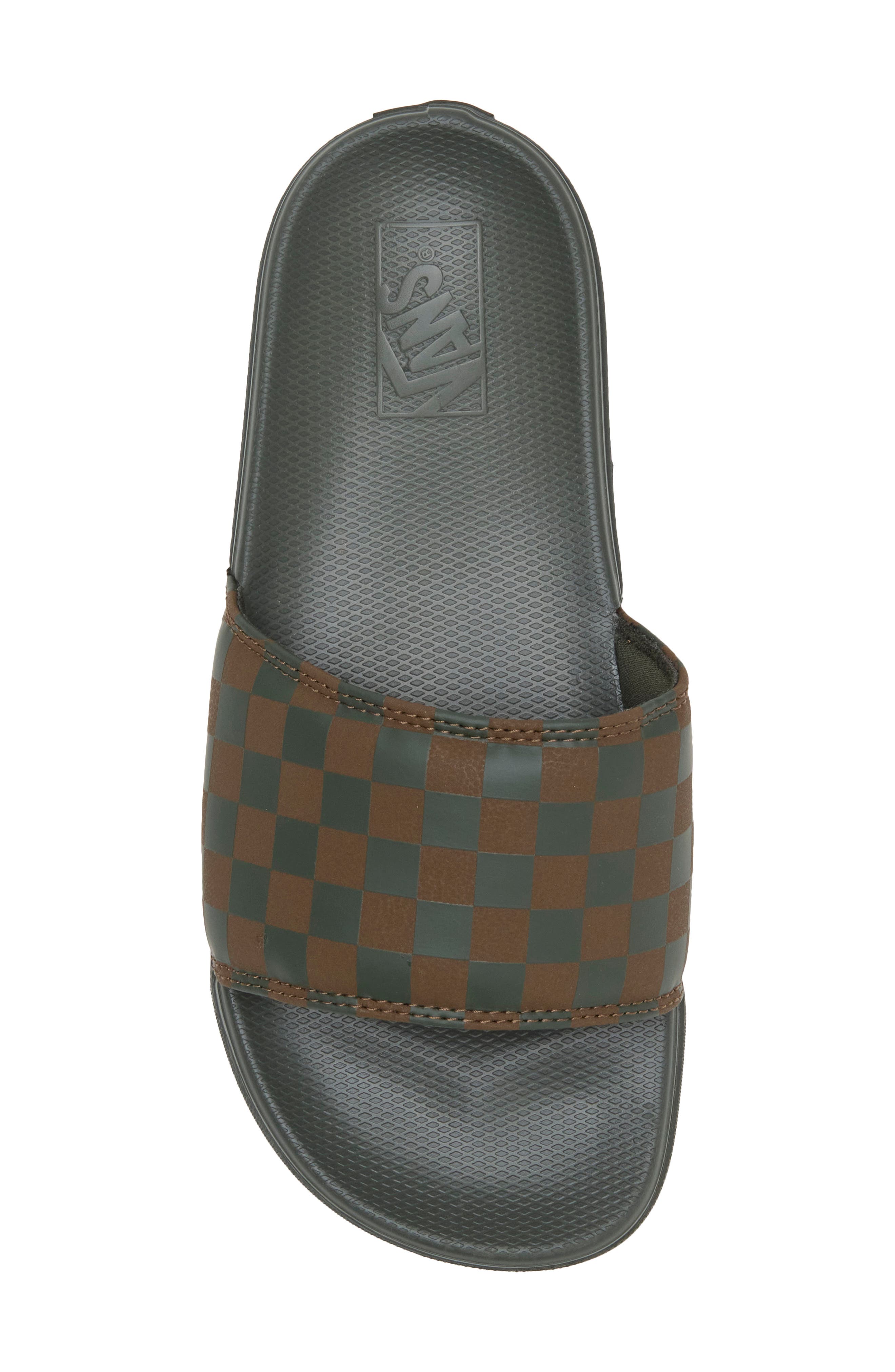 La Costa Slide Sandal, Alternate, color, OBSIDIAN FERN