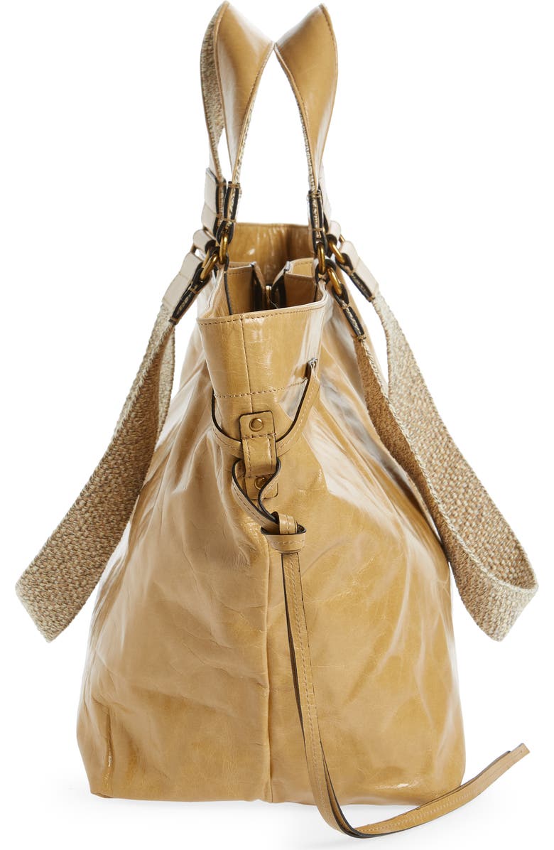 Isabel Marant New Wardy Leather Tote, Alternate, color,