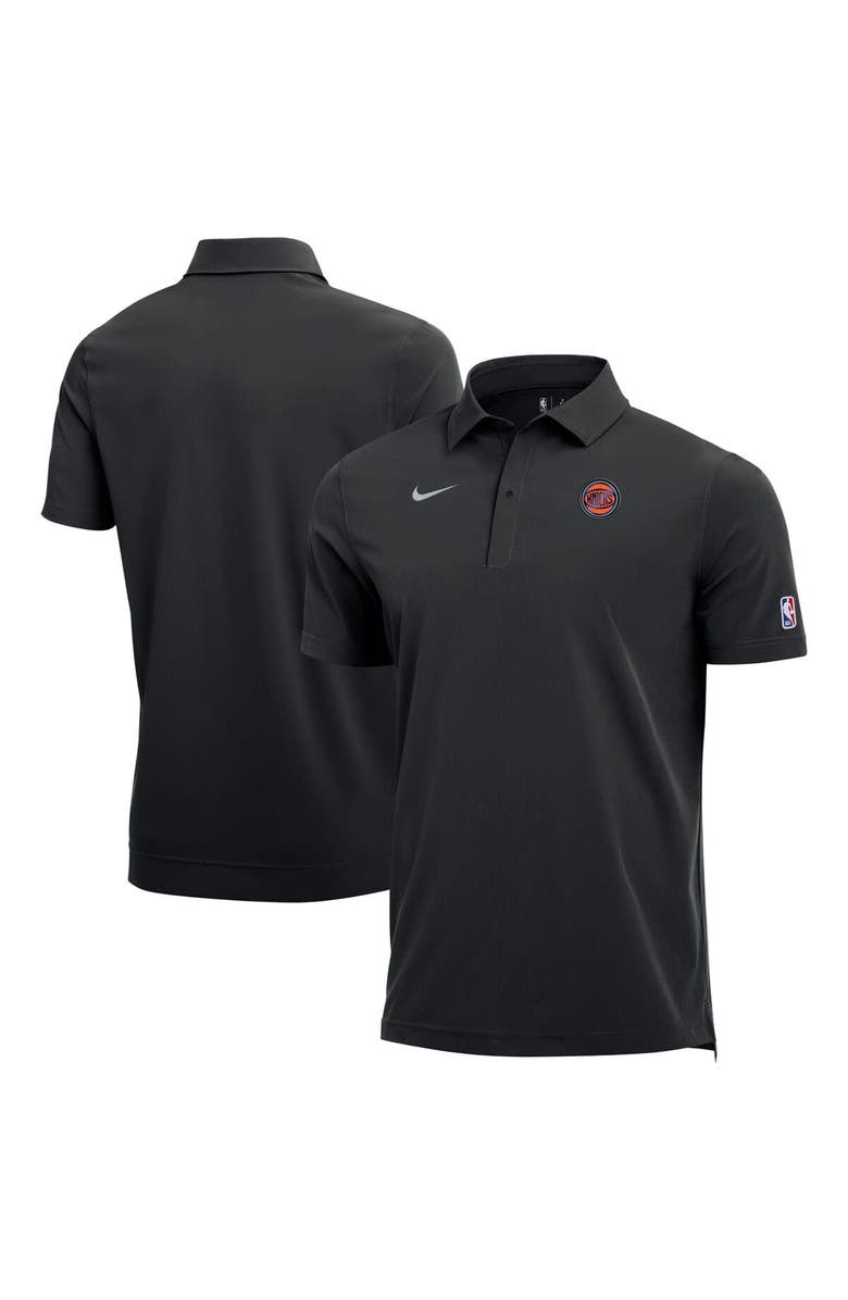 Nike Men's Nike  Black New York Knicks 2025/26 Authentic Dri-FIT Coaches Polo, Main, color, Black
