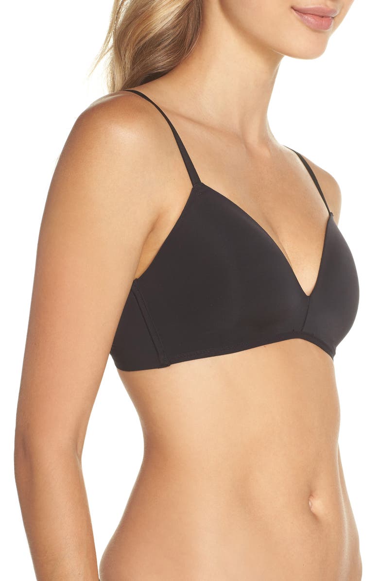 Madewell Marta Mesh Trim Wireless T-Shirt Bra, Alternate, color, 