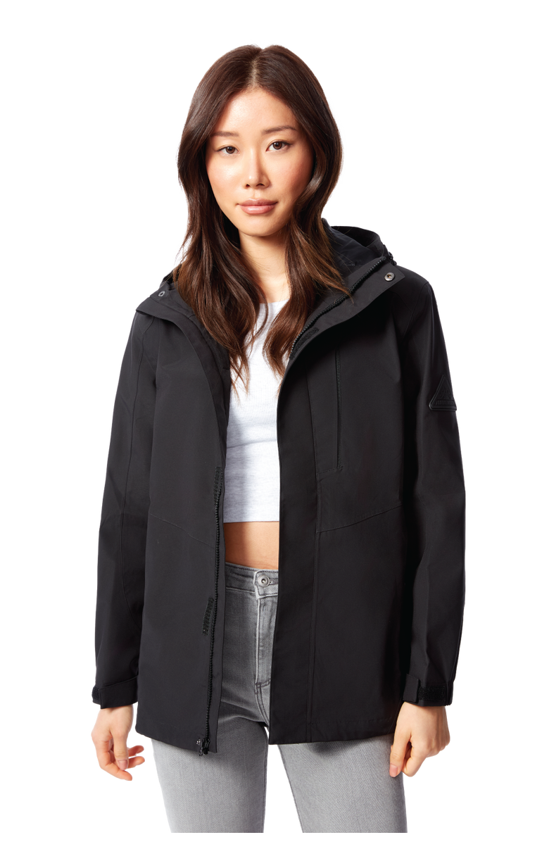 Alpine North Tahsis - Lightweight Waterproof Shell Rain Jacket, Main, color, Black