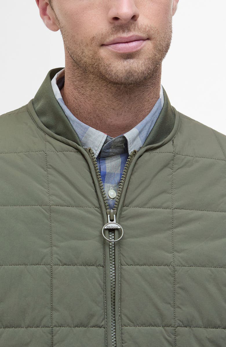 Barbour Elmstone Quilted Bomber Jacket, Alternate, color,