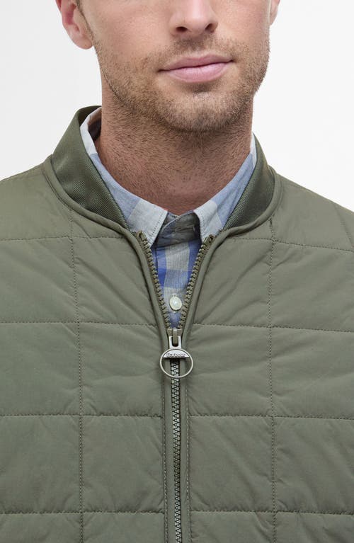 BARBOUR BARBOUR ELMSTONE QUILTED BOMBER JACKET