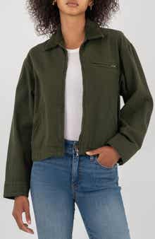 KUT from the Kloth Hudson Zip-Up Cotton Twill Jacket
