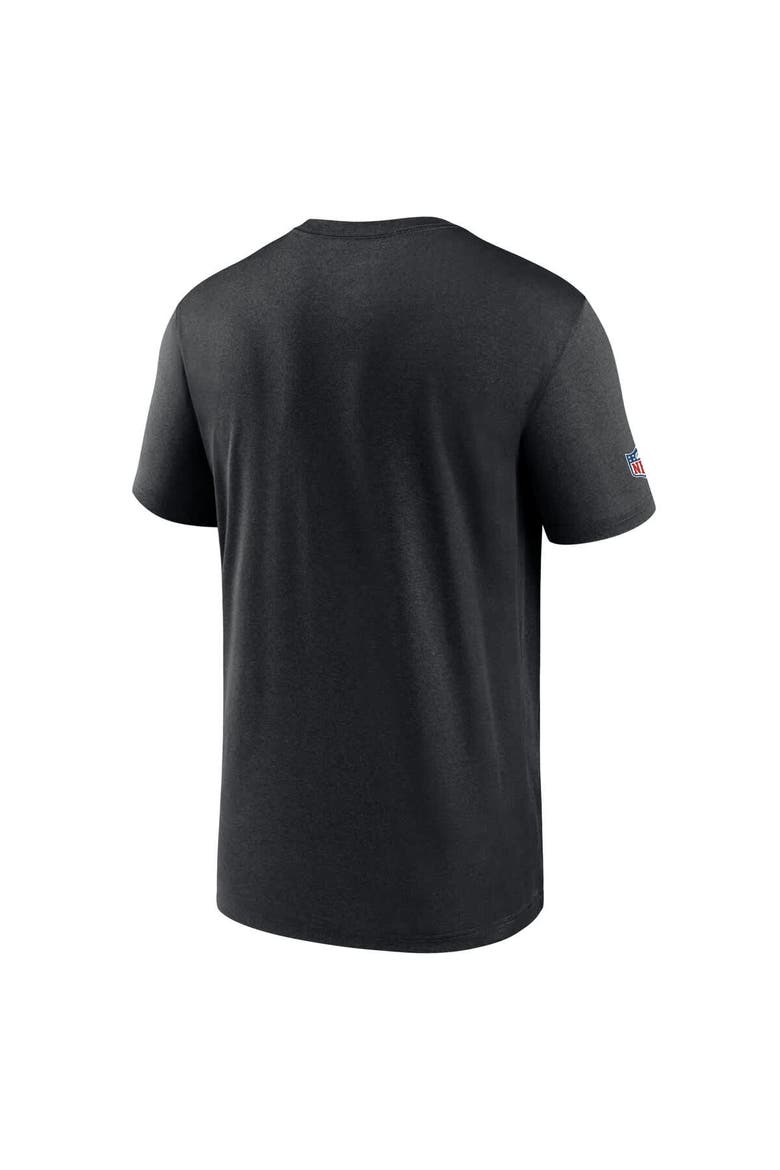 Men's Nike Black Detroit Lions Sideline Alt Pack Small Logo Legend Performance T-Shirt, Alternate, color, Black