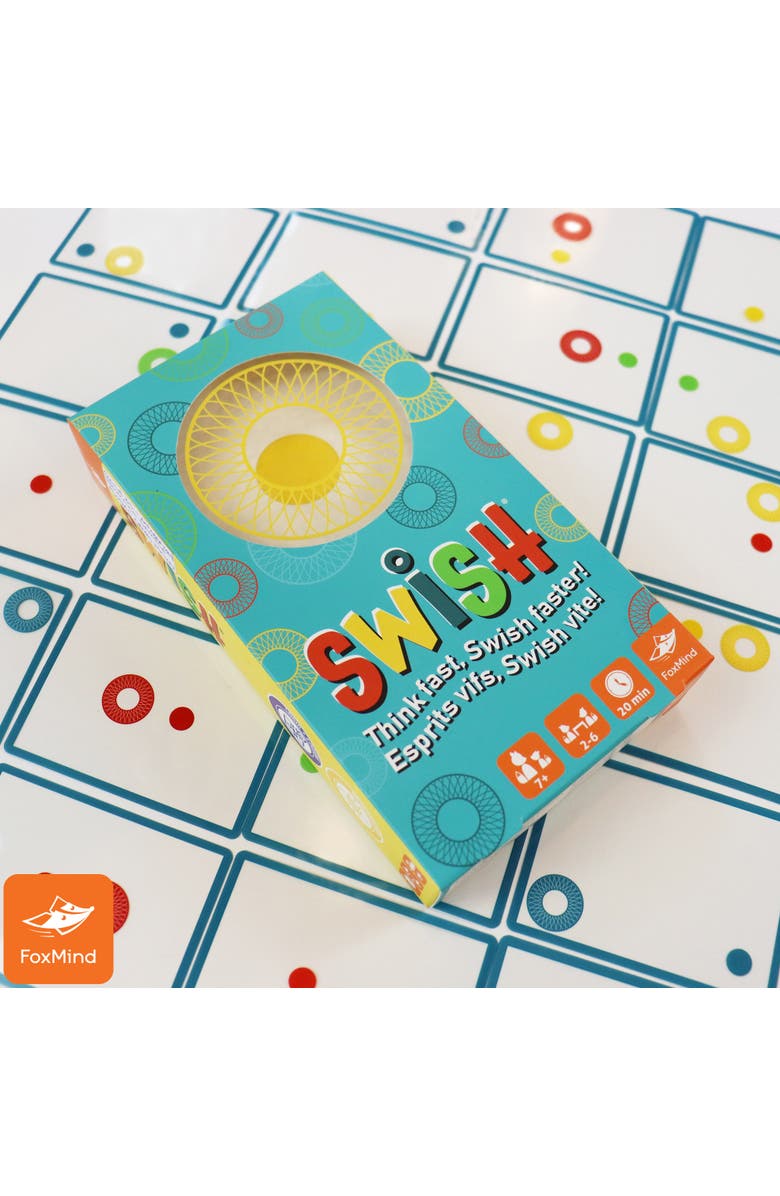 FoxMind Games Foxmind Swish Logic Puzzle Game Match Hoops & Balls, 26 Players, Ages 7+, Alternate, color, Multicolored